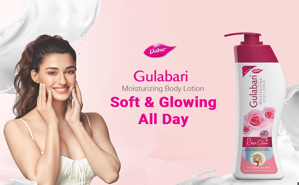 Dabur Gulabari Moisturizing Body Lotion 800 Ml (pack Of 400ml X 2) 280