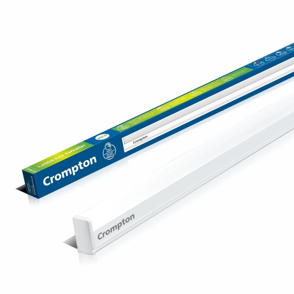 Crompton Laser Ray Smile 4 Feet Led Batten 20w Cool Day Light 127