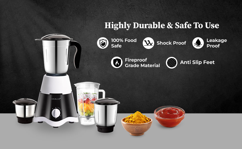Cadlec Jargenie 4 Jar 750 Watt Mixer Grinder 1499