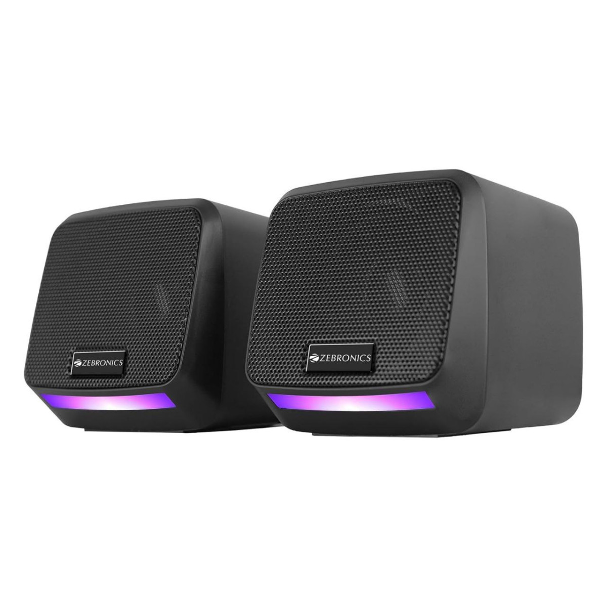 Zebronics Igloo 1 2 0 Usb Computer Speakers 8 Watts Multicolor Led 399