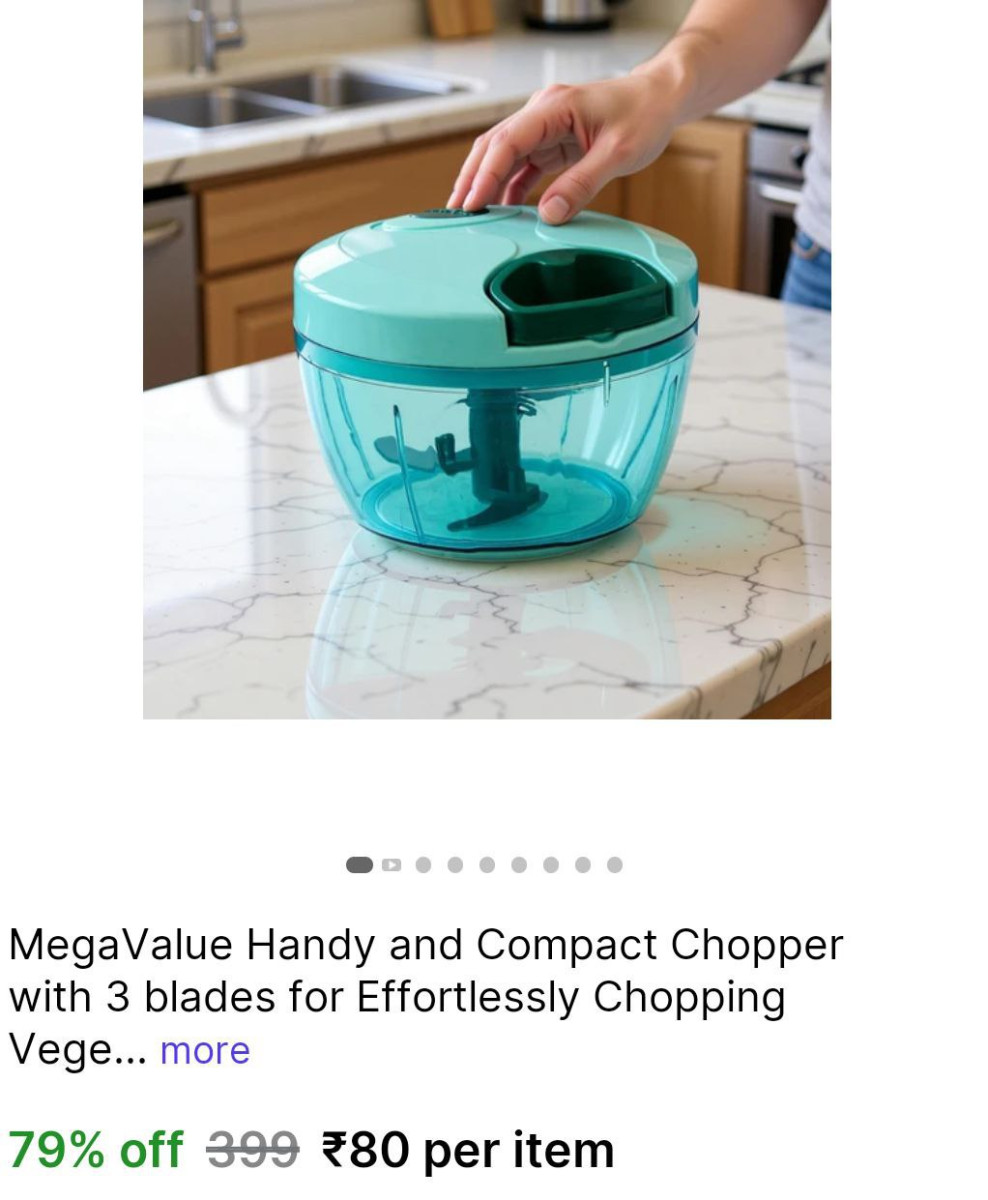 Shopsy Vegetable Fruit Chopper 80