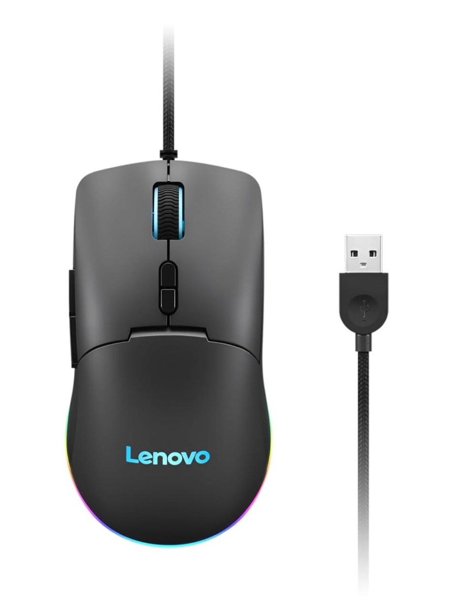 Lenovo M210 Rgb Gaming Wired Usb Mouse Ambidextrous 7-buttons 899