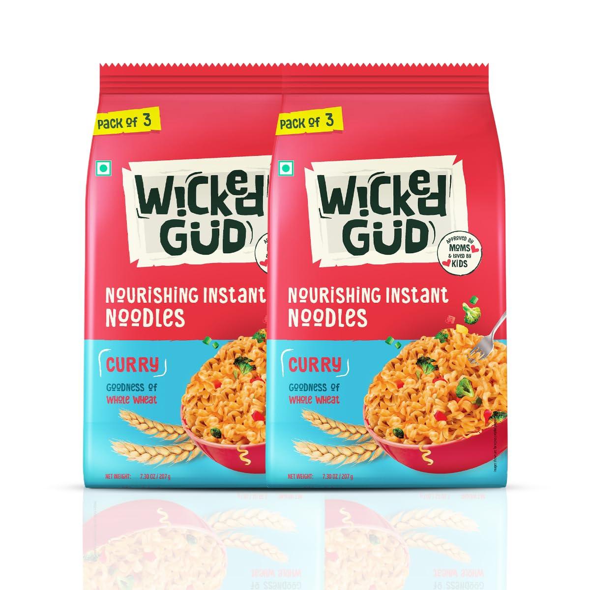 Wickedgud Curry Nourishing Instant Noodles (201gm X 2) 81