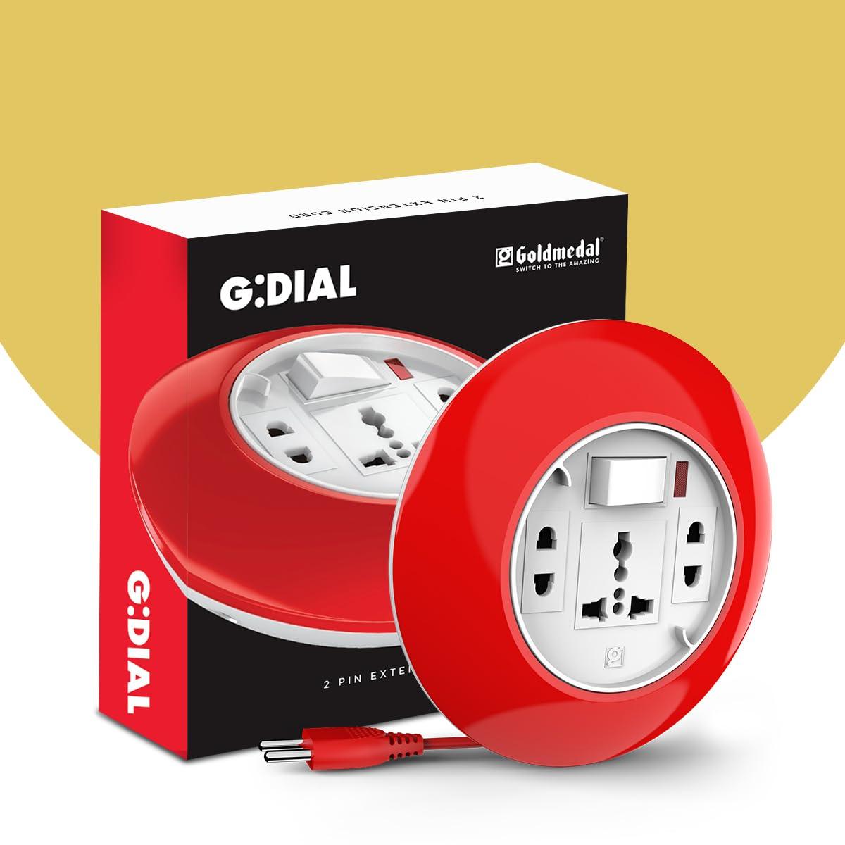 Goldmedal G-dial 2 Pin Plug 5-meter Extension Cord 245