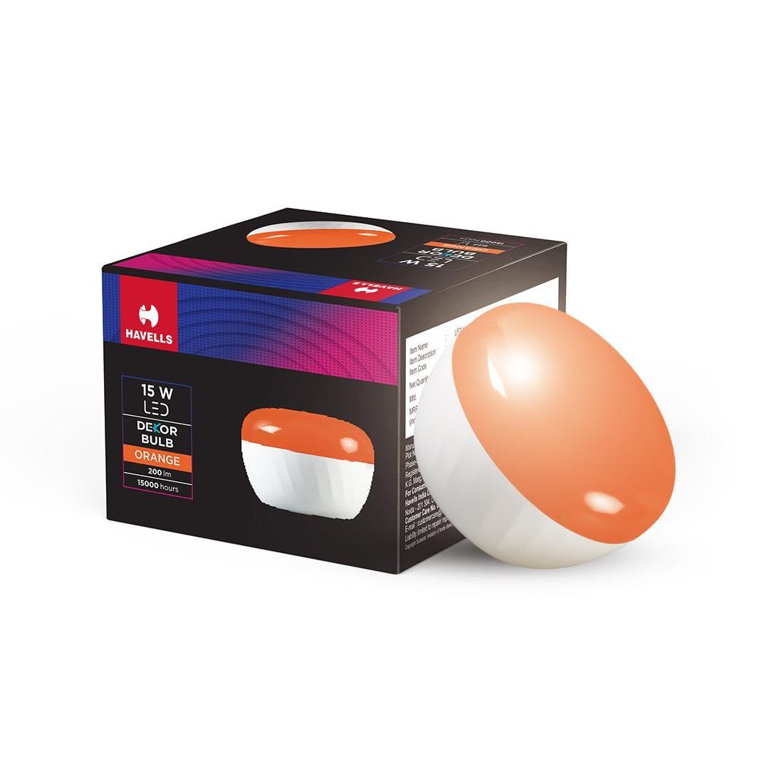 Havells Dekor 15w Led Decorative Bulb With Unique Design To Conceal Hide Th