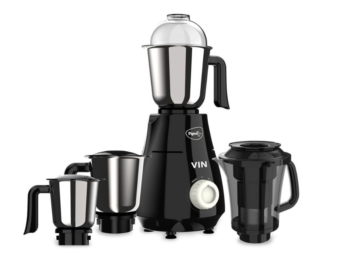 499pigeon By Stovekraft Vin 750 W Mixer Grinder With 4 Multipurpose Jars