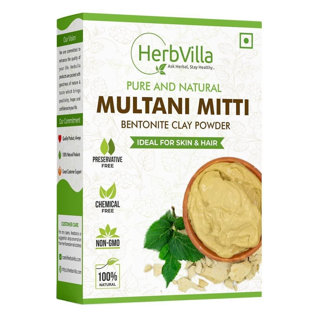 Natural Multani Mitti Powder For Face Pack (200 Grams) Fuller S Earth Bento