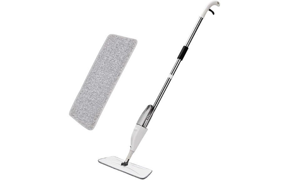 Zureni Spray Mop Set With 1 Adjustable Head Extendable Handle Replaceable M