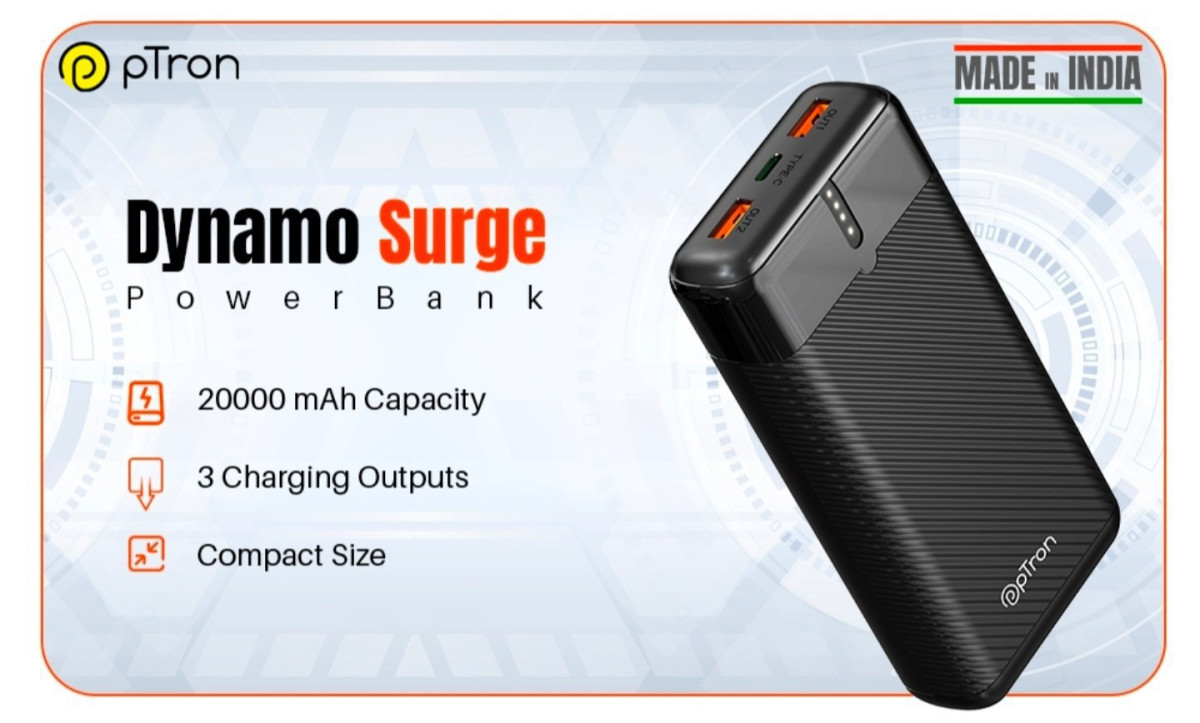 Ptron 20 000mah 22 5w Fast Charging Powerbank At 899 More Deals Click Here 