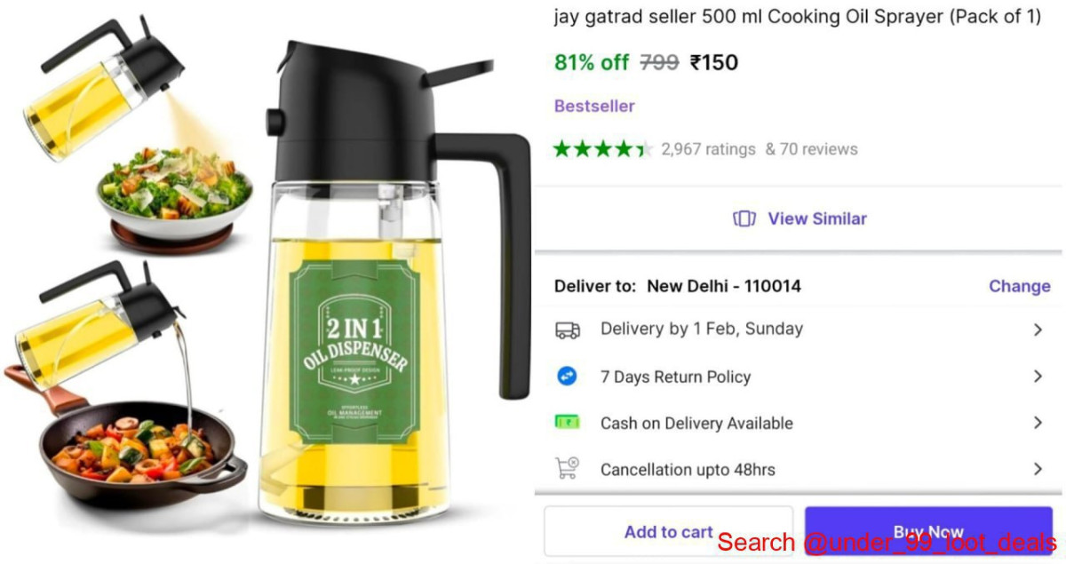 Oil Dispenser With Sprayer At 150