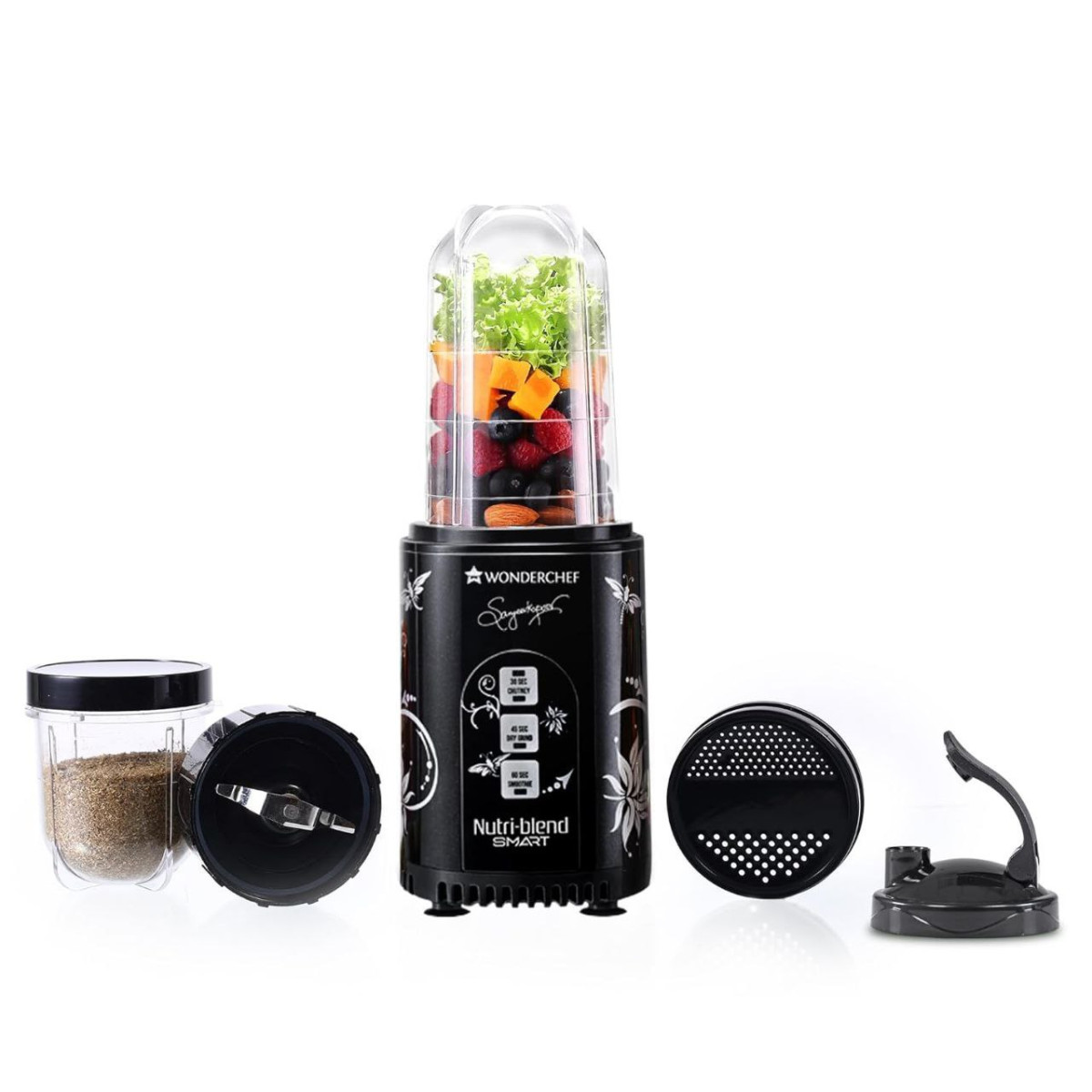 Grab 2 399reg 2 899wonderchef Nutri-blend Smart Automatic Mixer Grinder Wit