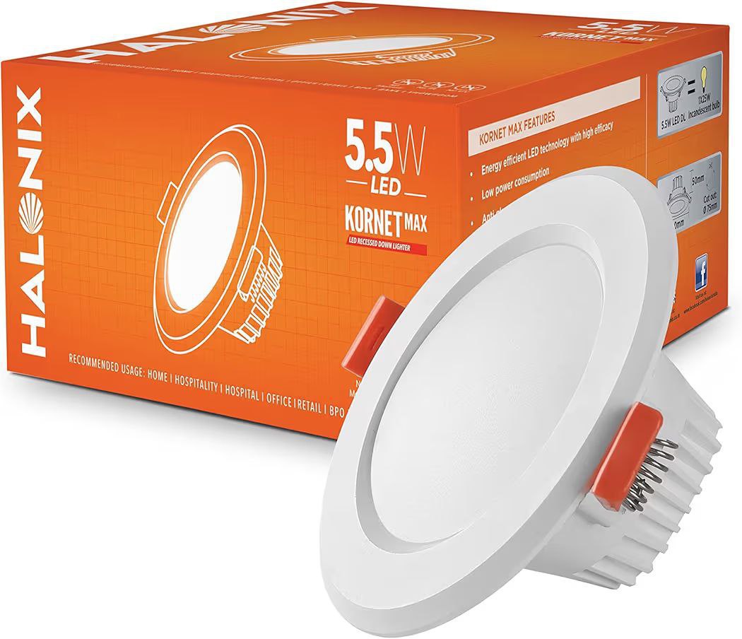 Halonix Kornet 5 5-watt Led Downlighter (warm White) Small 95regular 239