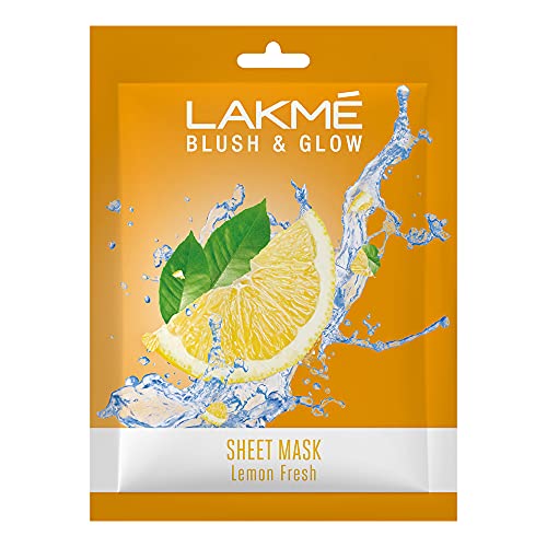 Lakme Blush Glow Lemon Sheet Mask 25 Mldeal 45 100