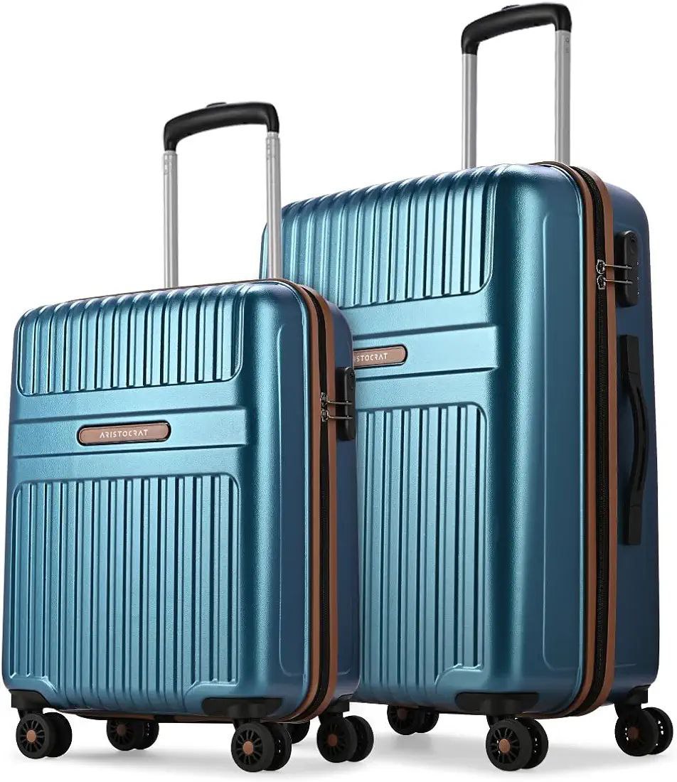 Aristocrat Atlas Set Of 2 Trolley Bag 55cm 66cm Small Medium 2926(with Cash