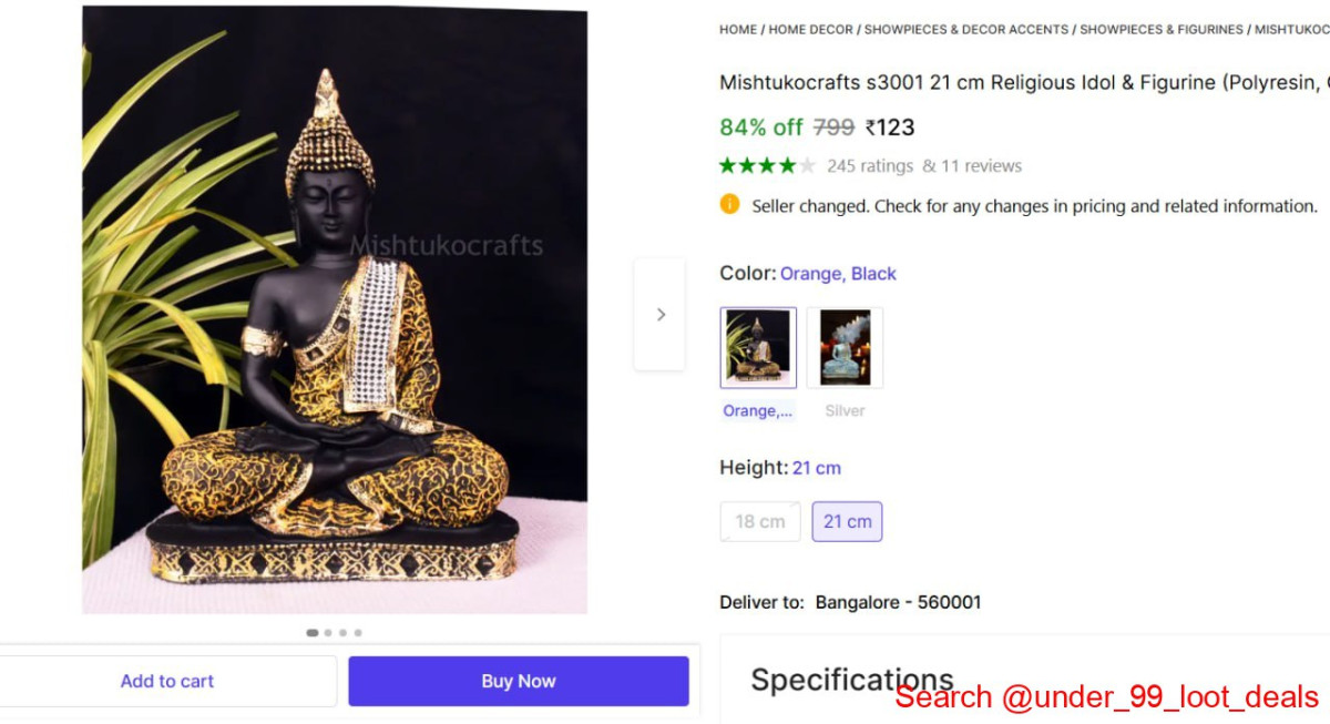Buddha Showpiece Statue 123