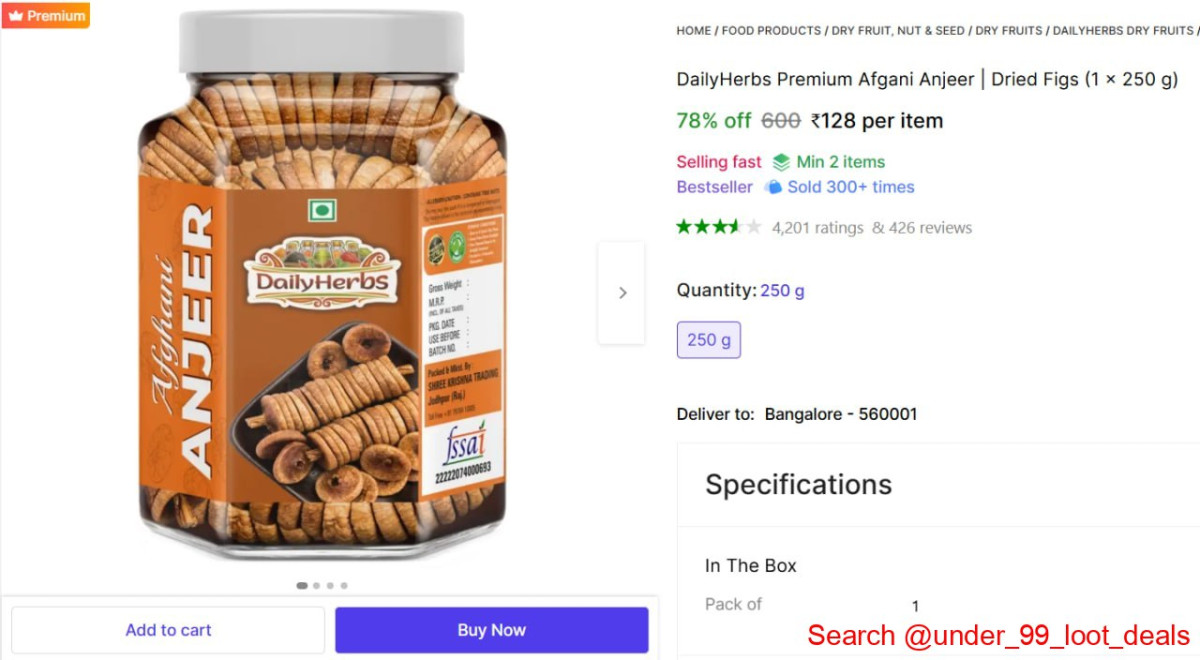 Dried Figs 128 Min Buy - 2
