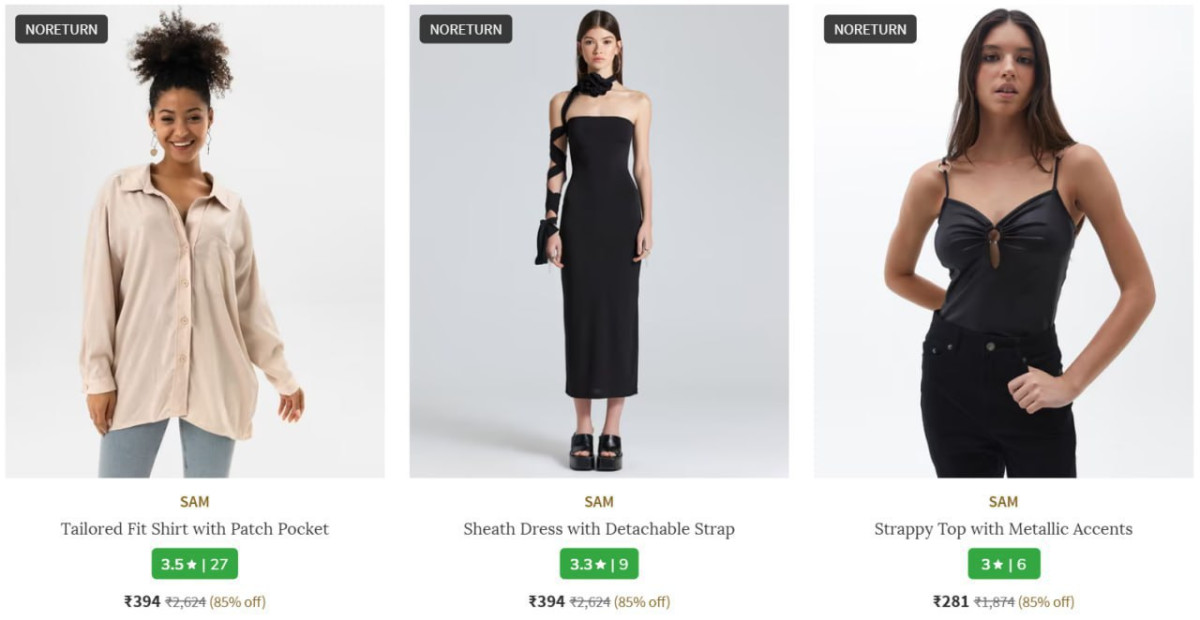 96 On Sam Women S Clothing Low To High