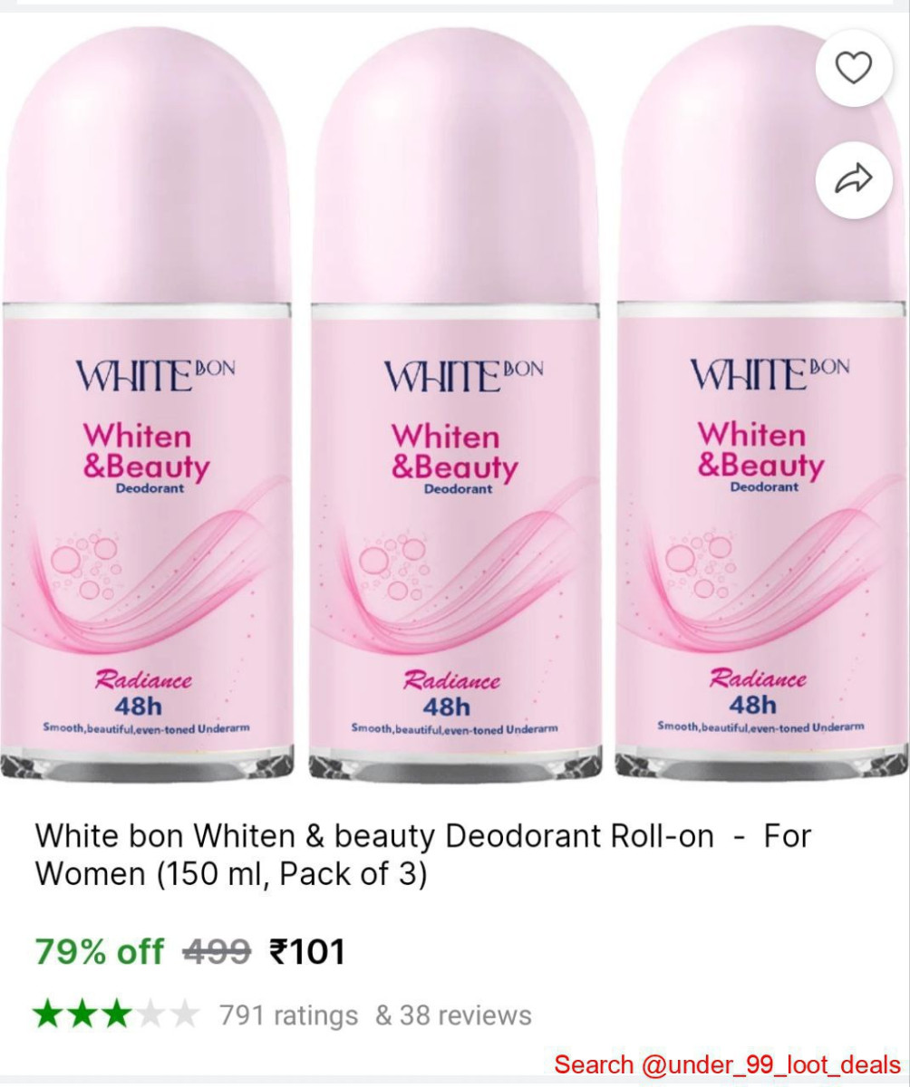Deodorant Roll-on Pack Of 3 101