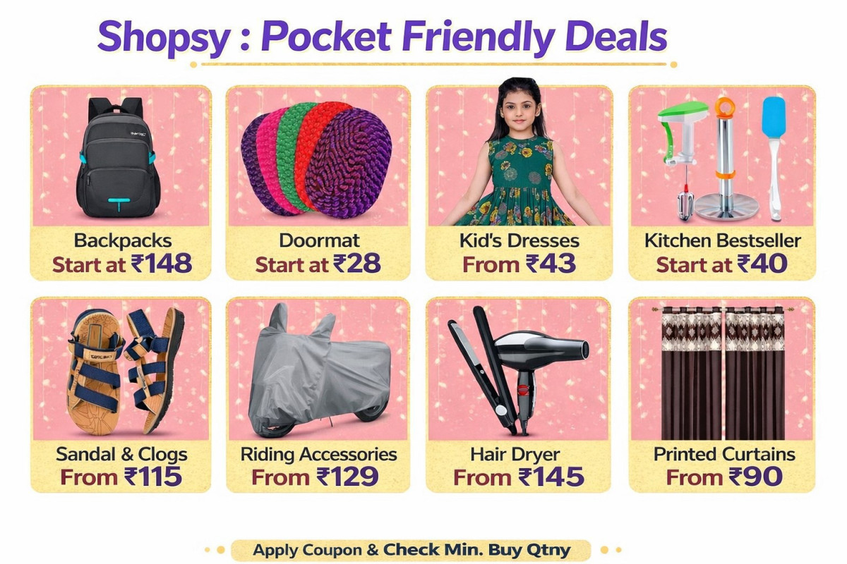 Shopsy Pocket Friendly Deals Backpacks Start At 148doormat Start At 28kid S