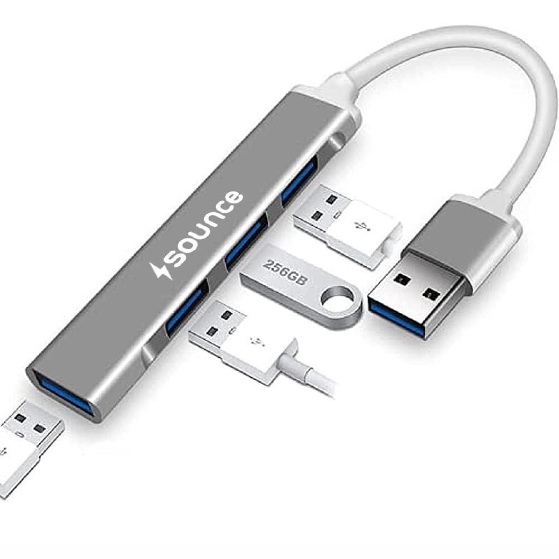 Sounce 4-port Usb 3 0 Hub For Pc High-speed Aluminum Usb Hub 169