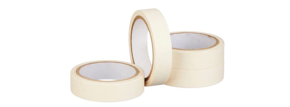 Amazon Brand - Solimo Masking Tape - 24mm 20 Mtrs - Pack Of 4 142 Reg 199
