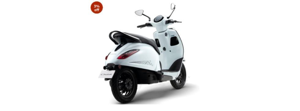 Chetak 3001 By Bajaj Auto High Speed Electric Scooter Rs 93694flat 8250 Wit