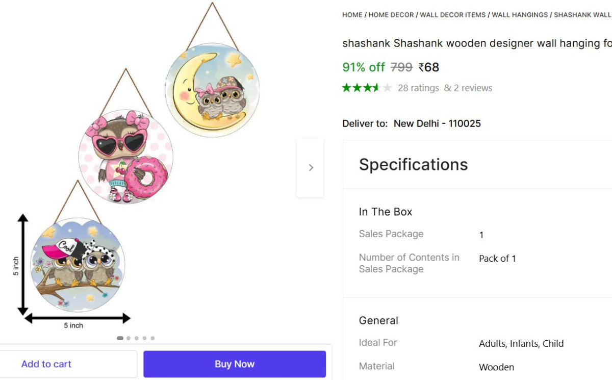 Cute Wall Hanging 68 More Deals Click Here Must Read