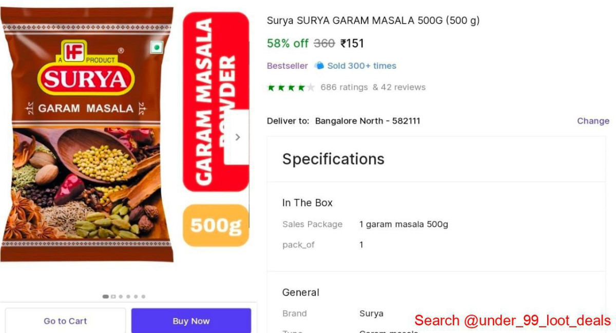 Garam Masala (500g) At 151