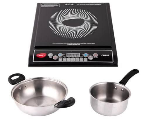 Pigeon 1800w Induction Cooktop Kadai Sauce Pan 1999