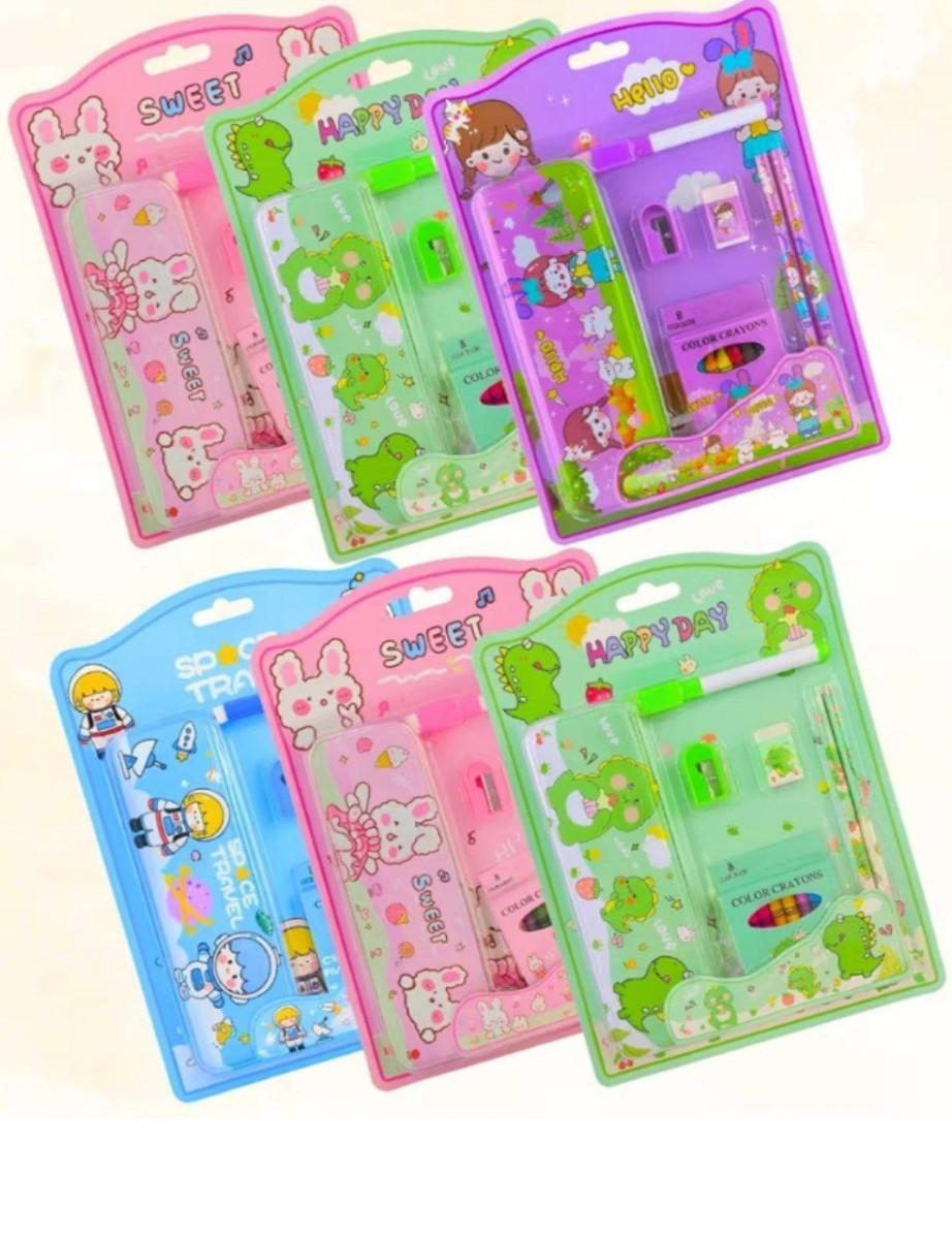 Kids Stationery Set (pack Of 6) At Rs 511