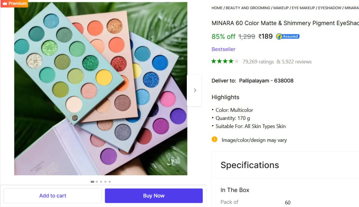 Colors Eyeshadow Matte 189