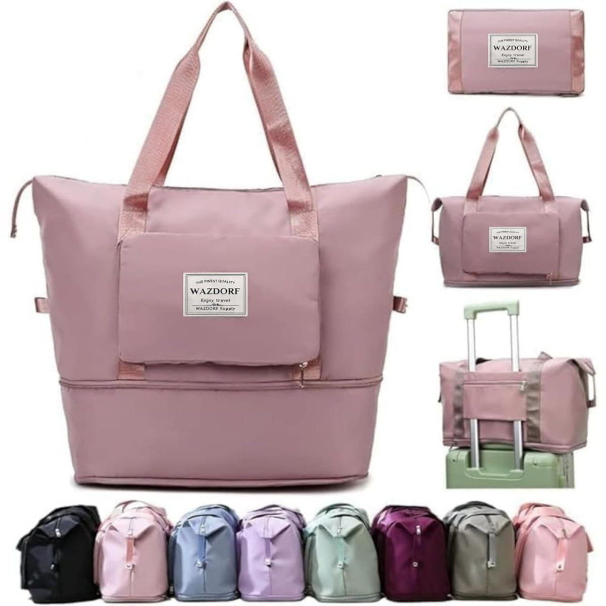 Wazdorf Nylon 41 Liter Expandable Travel Bags For Women 463