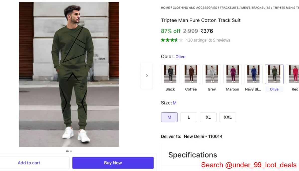 Men S Pure Cotton Track Suit 376