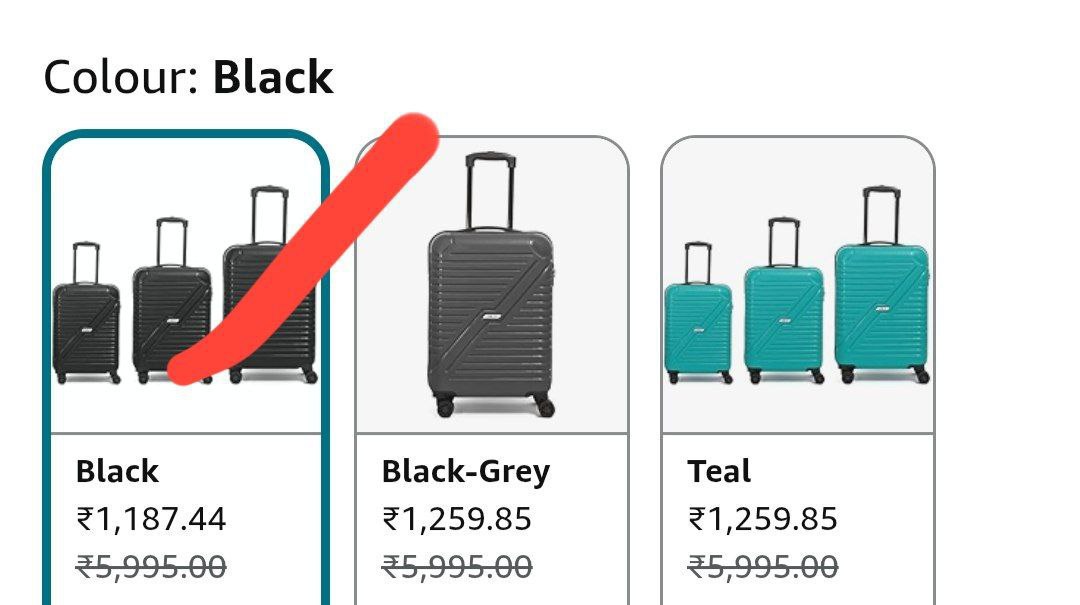 Emblem 55 Cm Luggage Hard Polypropylene Cabin Trolley Bag At 1187