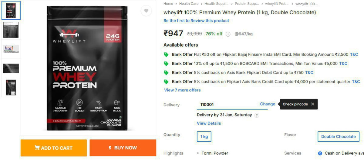 New Launch 1kg Wheylift Whey Protein 947 Click Here To Join All Deals