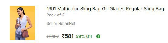 - Women Sling Bag At Rs 581 Master Link -