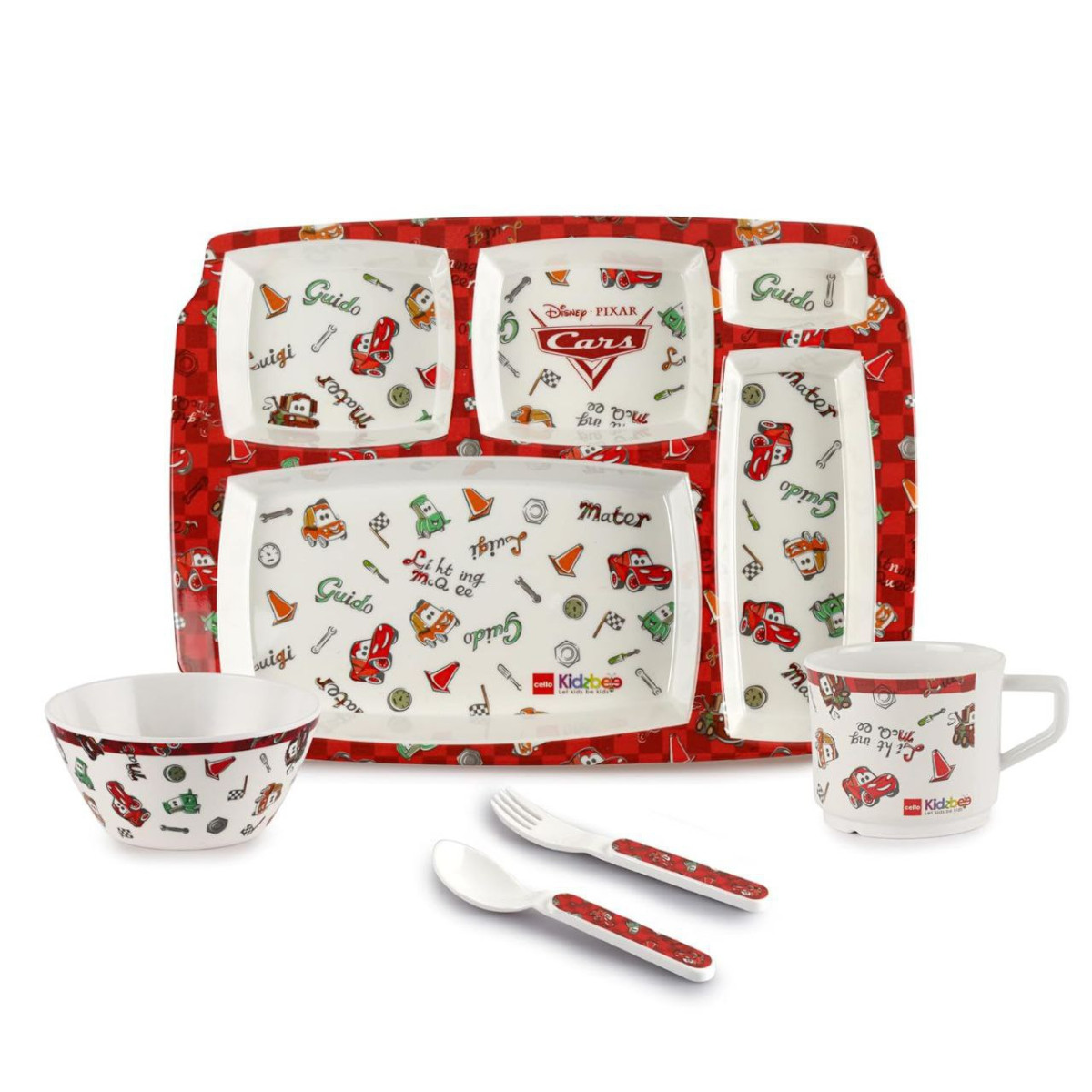 Cello Kidzbee Pixar Car Meal Set