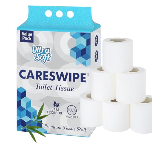 Ply Toilet Tissue Paper Rolls 1050 Sheets Pack Of 6 Super 129 270