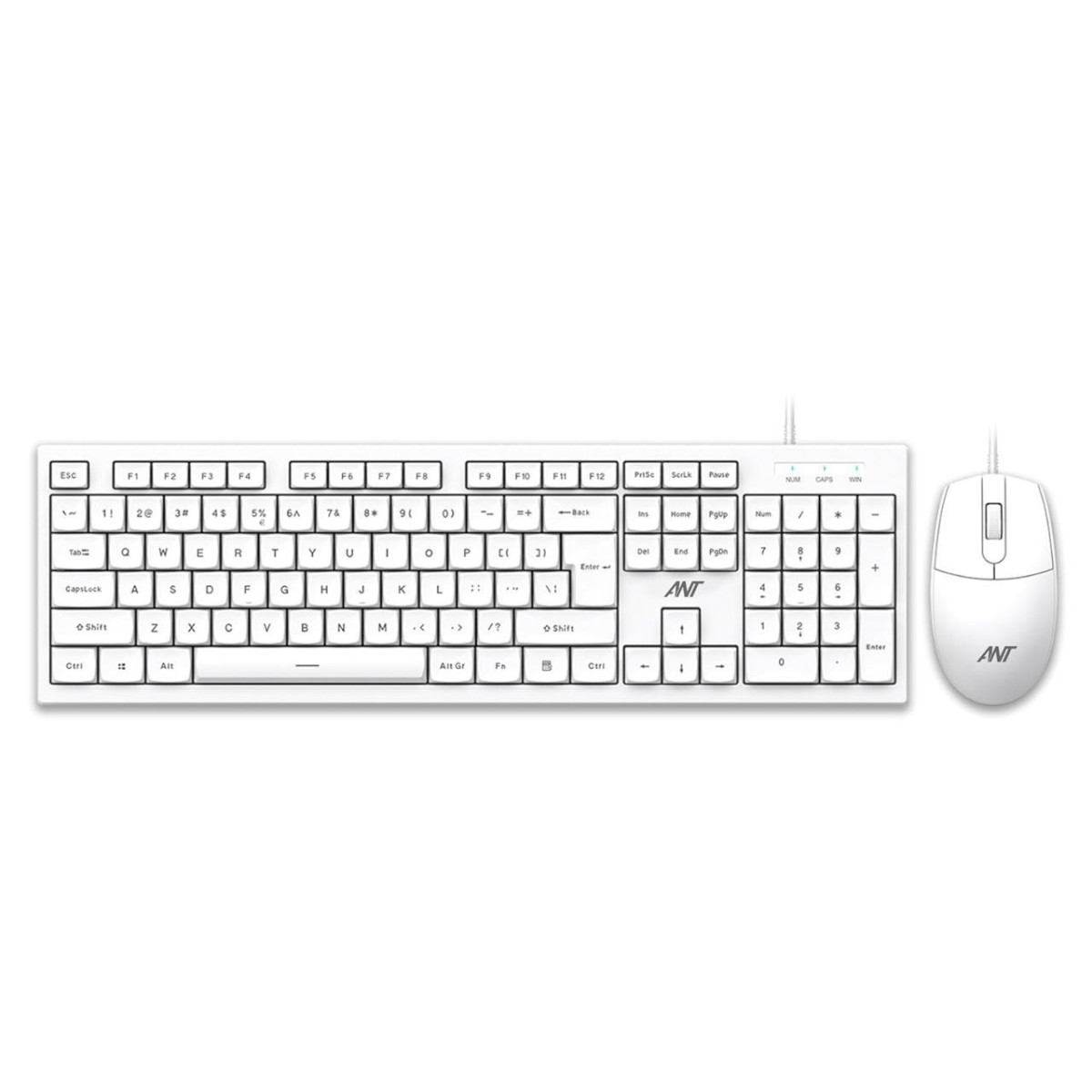 Grab 399ant Master10 Full Size Wired Combo Keyboard And Mouse Set