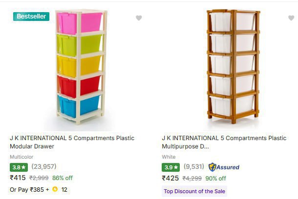 J K International Desk Organizers From 415