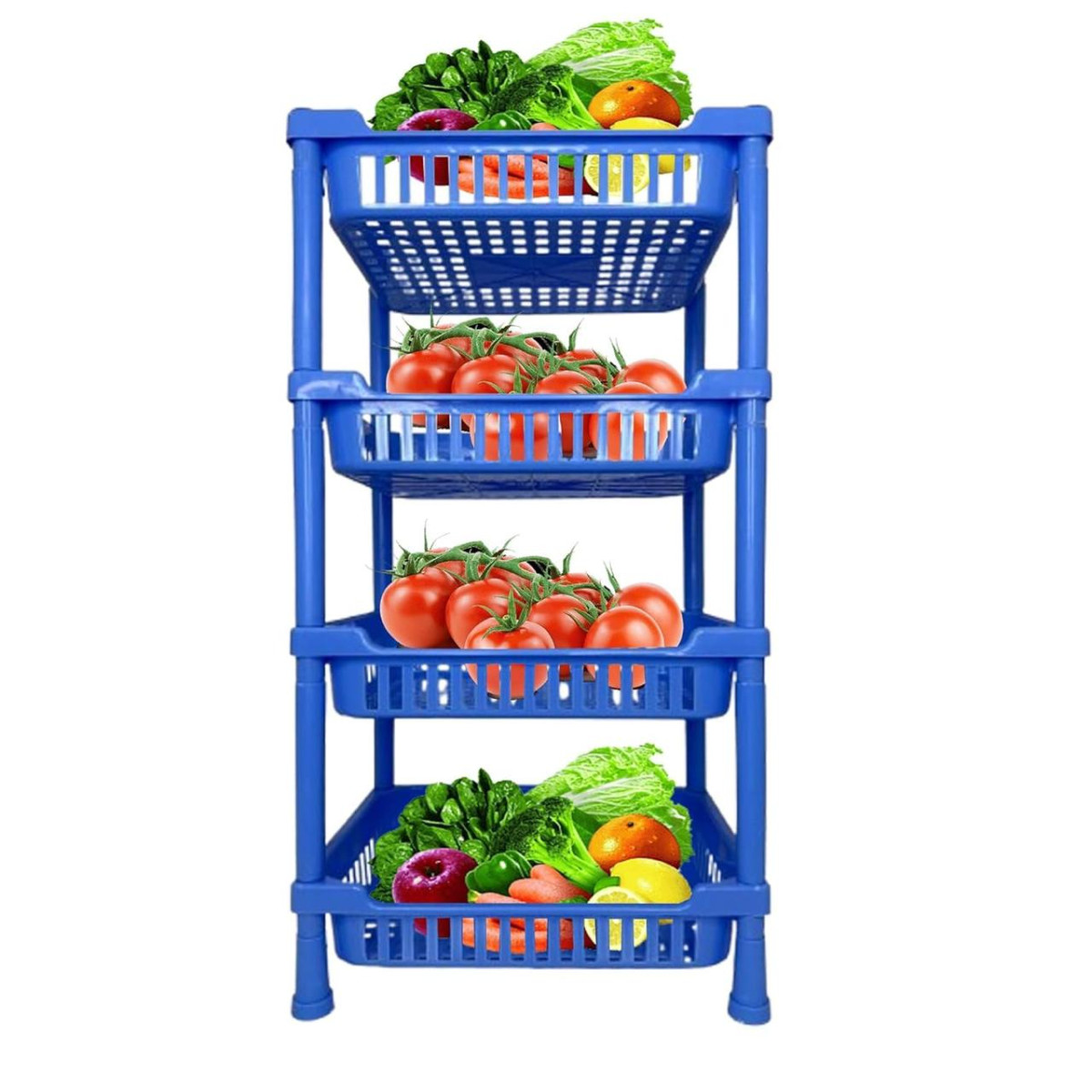 Sulfar Multipurpose Plastic Trolley With Countertop Dish Rack 349