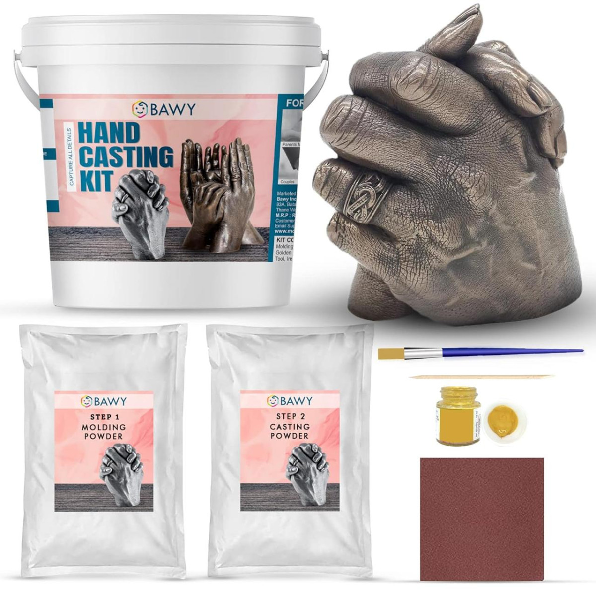 Couple Casting Kit Hand Casting Kit For Couple 3d Hand Casting With Molding