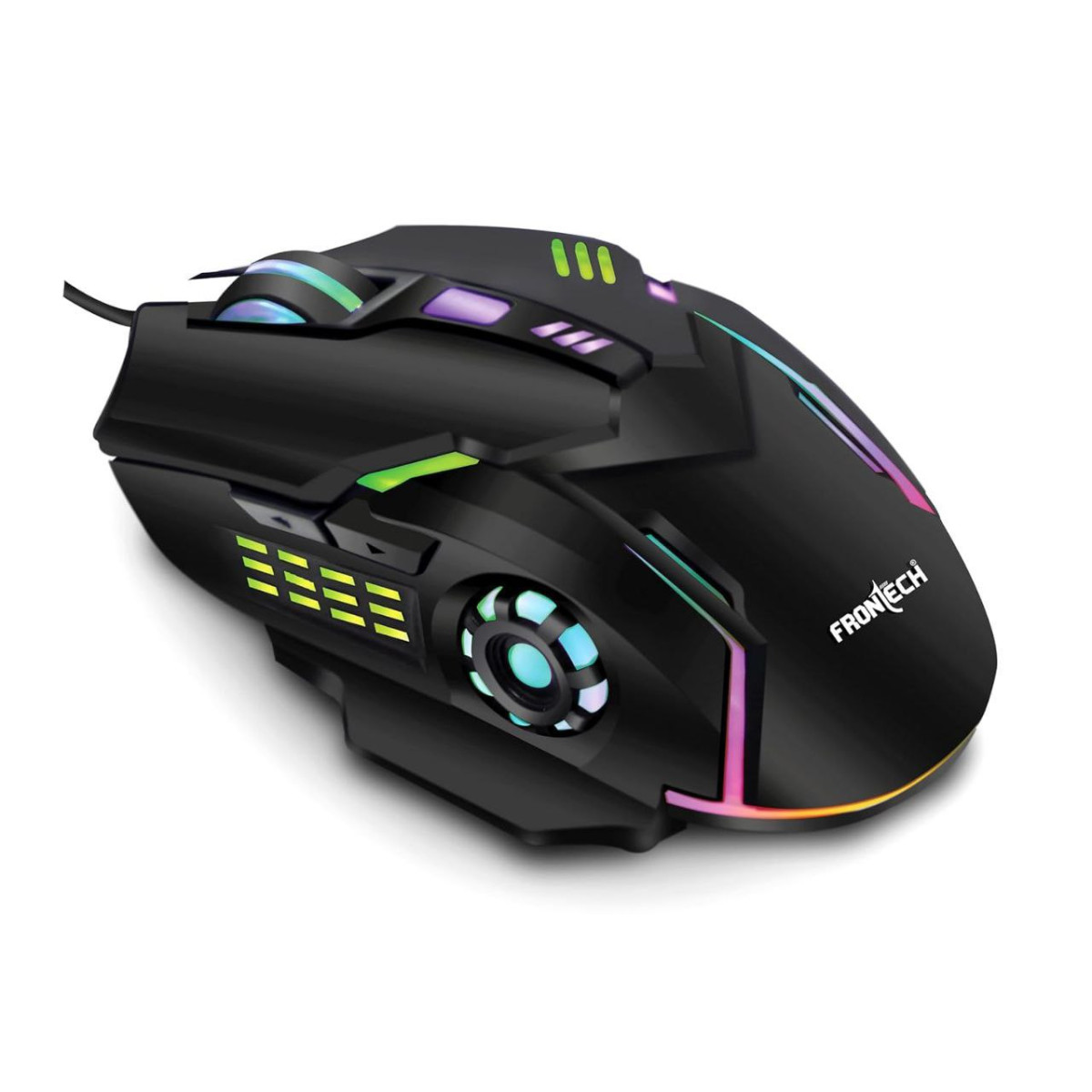 Grab 329frontech Wired Gaming Mouse 6 Key Rgb Backlit Effect