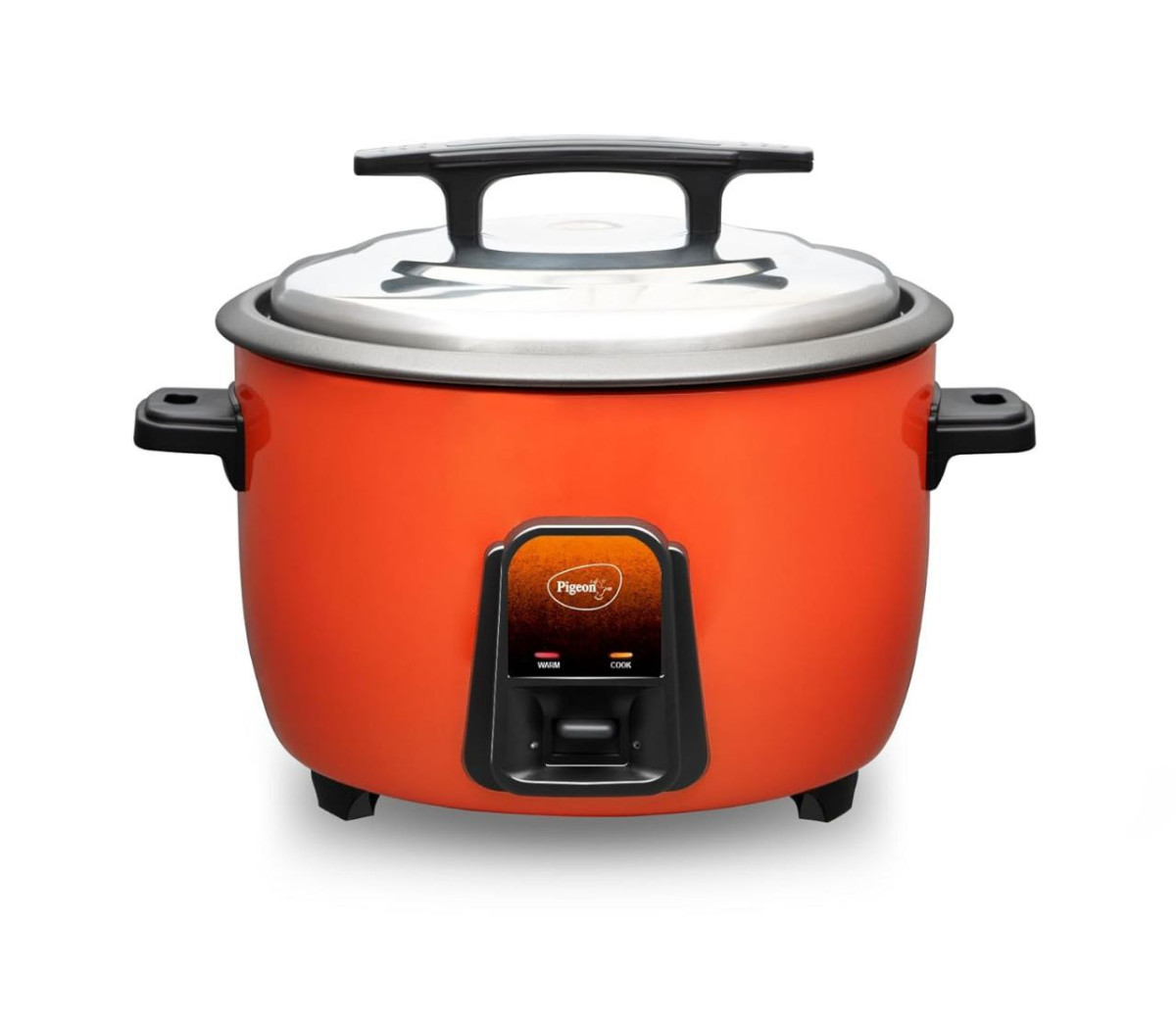 101pigeon By Stovekraft Joy Rice Cooker With Single Pot 4 2 Litres (orange)