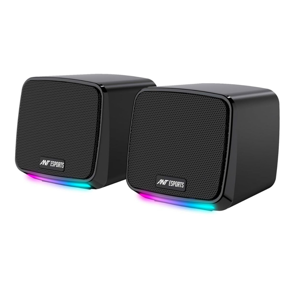 Ant Esports Gs195 Computer Speakers With Colorful Rgb Lights 5watts X 2 Usb