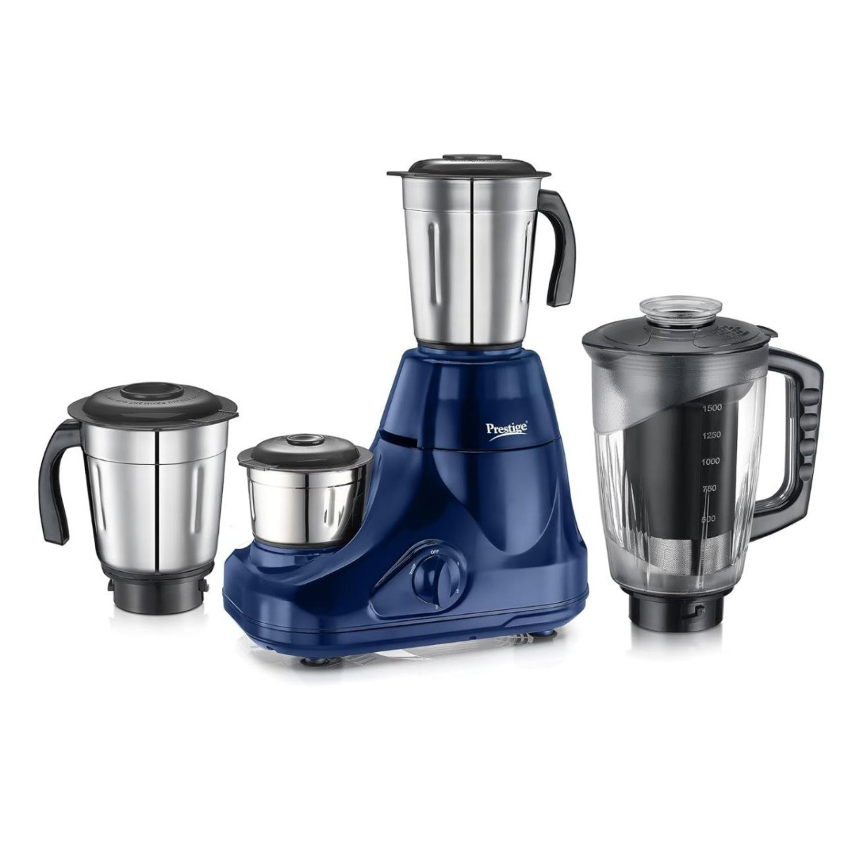Grab 2 682prestige Astra Neo 750 Watt Mixer Grinder With 4 Jars (3 Stainles