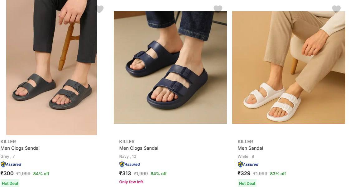85 - Killer Mens Sandals Floaters Click Here To Join All Deals