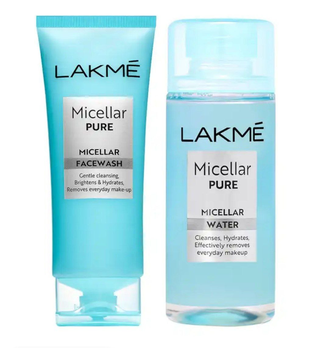 Lakme Set Of Micellar Pure Water 200ml Face Wash 100g 299