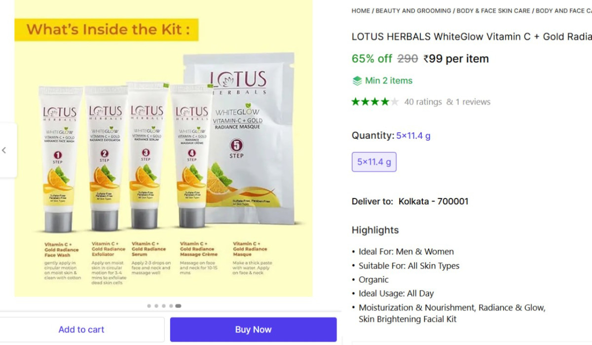 Lotus Facial Kit 99