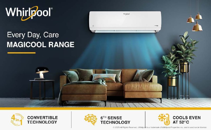 Whirlpool 1 5 Ton 3 Star Inverter Split Ac 26 490 Flat 3 500 With Axis Cc E